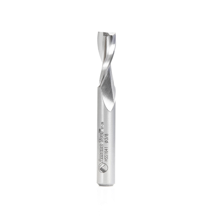 Amana Tool - HSS1641 - HSS ALUM 2FL 3/8"x3/8" UPCUT
