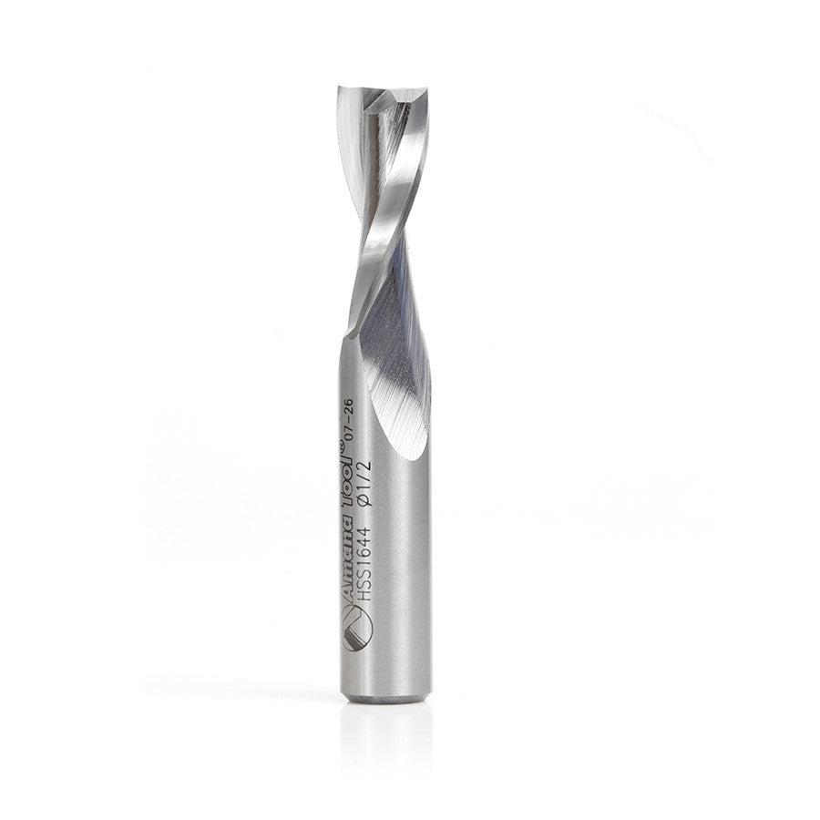 Amana Tool - HSS1644 - HSS ALUM 2FL 1/2"x1/2" UP CUT