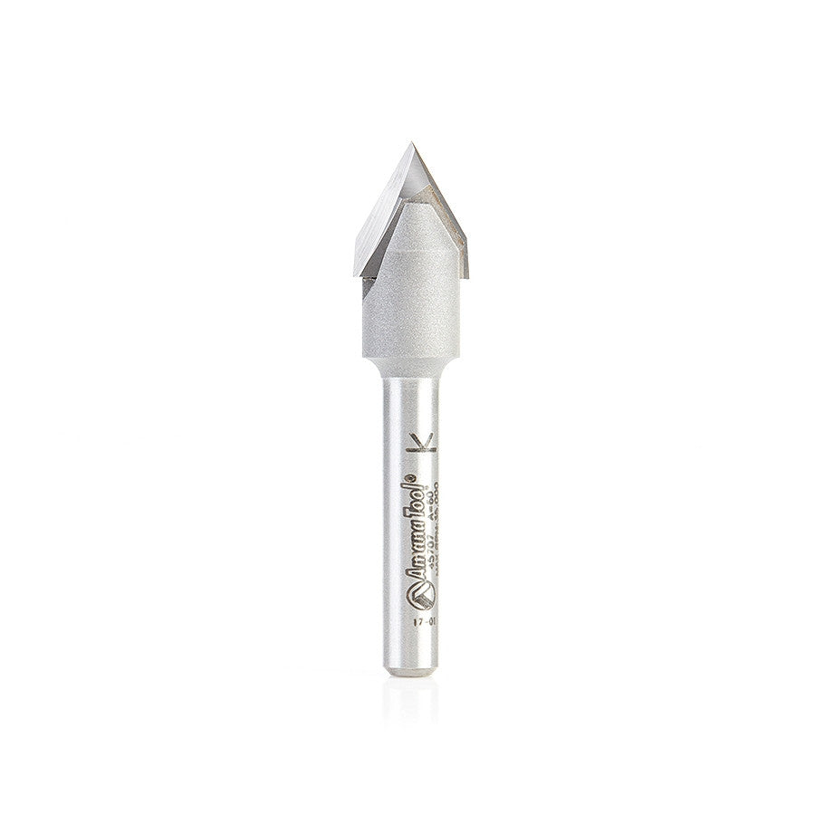 Amana Tool - 45707 - 60D V GROOVE 1/2 DIA. 1/4SHANK