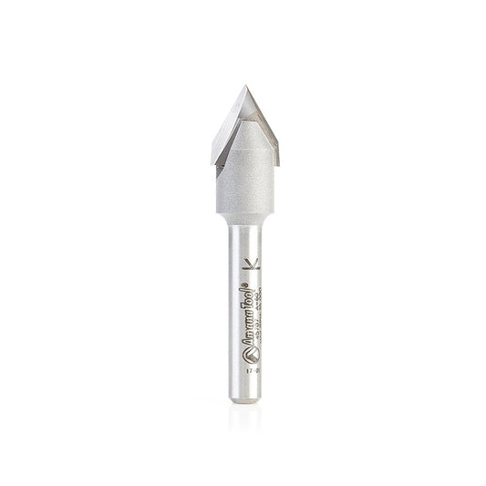 Amana Tool - 45707 - 60D V GROOVE 1/2 DIA. 1/4SHANK