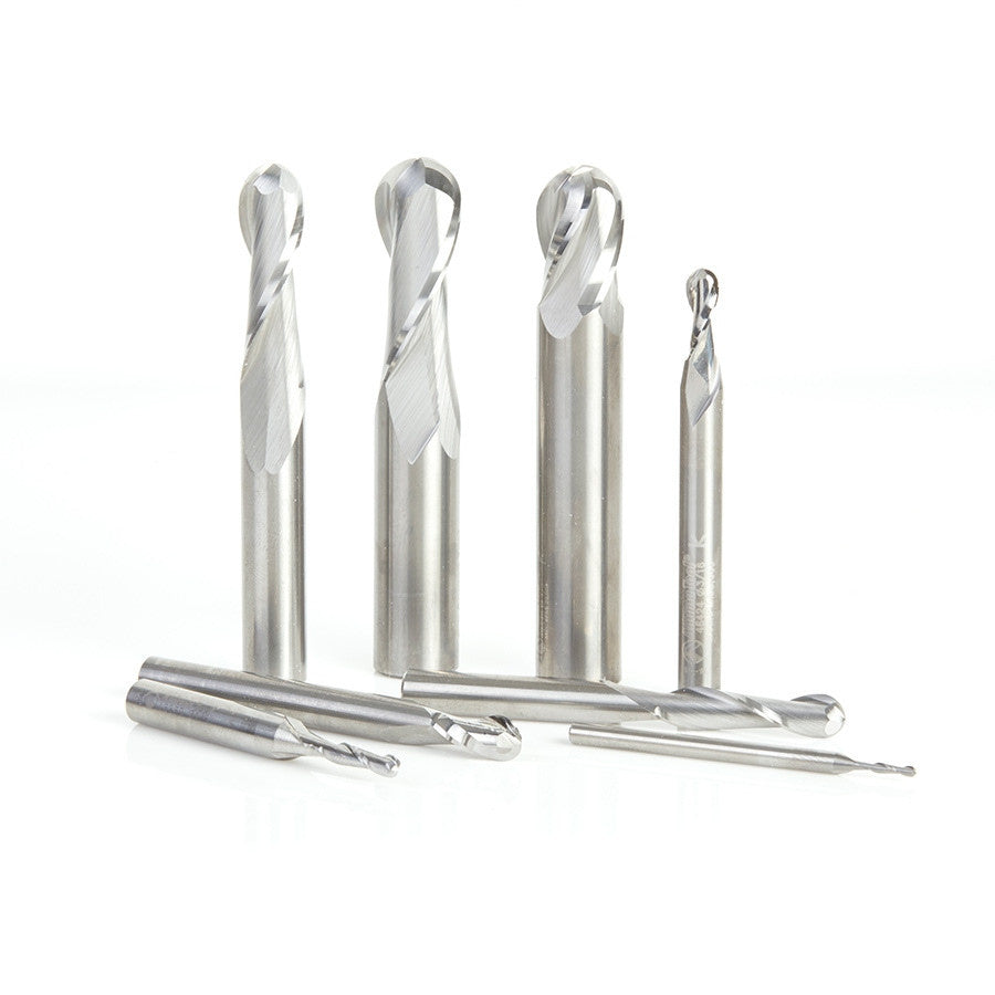 Amana Tool - AMS-180 - 8PC BALL NOSE COLLECTION SET