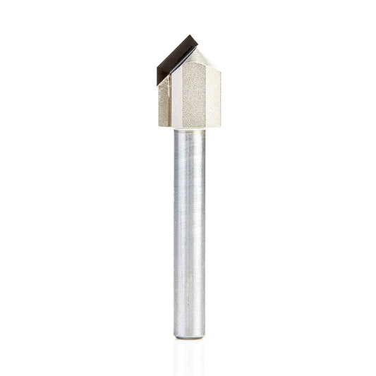 Amana Tool - DRB-418 - PCD 90D V GROOVING 1/4" SHANK