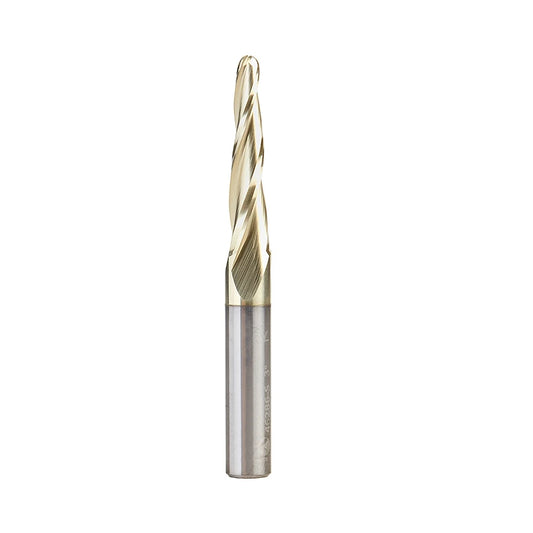 Amana Tool - 46286-S - 1/8 CARVING 3D TAPERD BALLNOSE