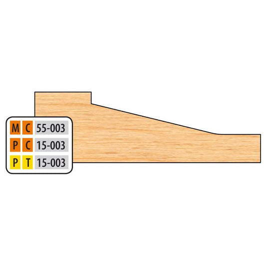 FREEBORN - MC-55-003 - CARBIDE RAISED PANEL CUTTER Shaper Cutter