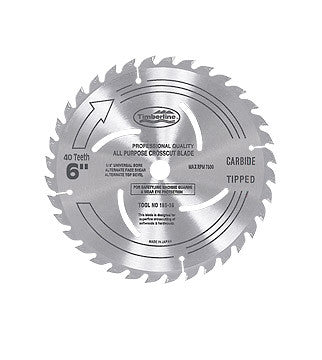 Amana Tool - 150-200 - TIMBERLINE 6"X20T ATB 1/2 BORE