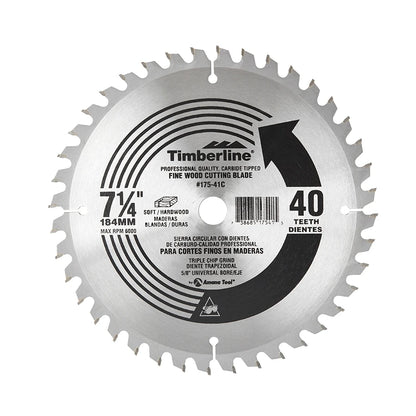 Amana Tool - 175-41C - TIMB 7-1/4"X 40T TCG (CARDED)