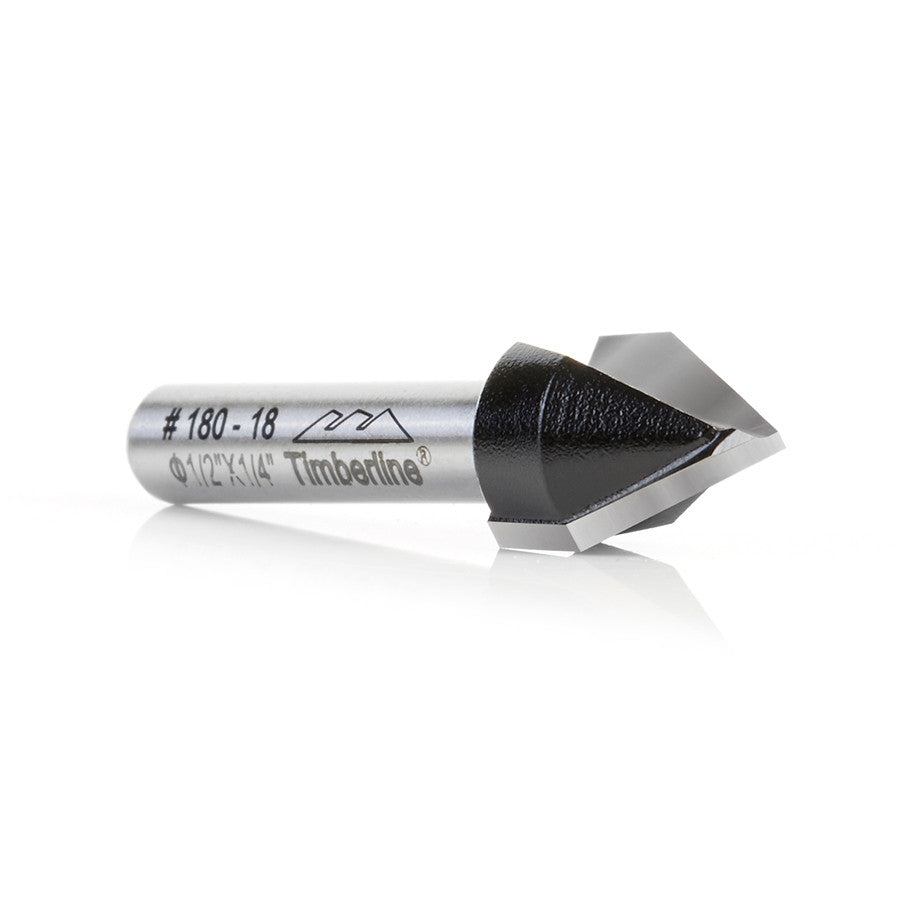Amana Tool - 180-18 - TIMBERLINE 60 DEGREE "V" BIT
