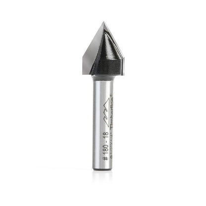 Amana Tool - 180-18 - TIMBERLINE 60 DEGREE "V" BIT