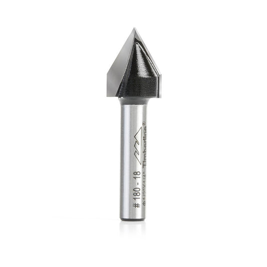 Amana Tool - 180-18 - TIMBERLINE 60 DEGREE "V" BIT