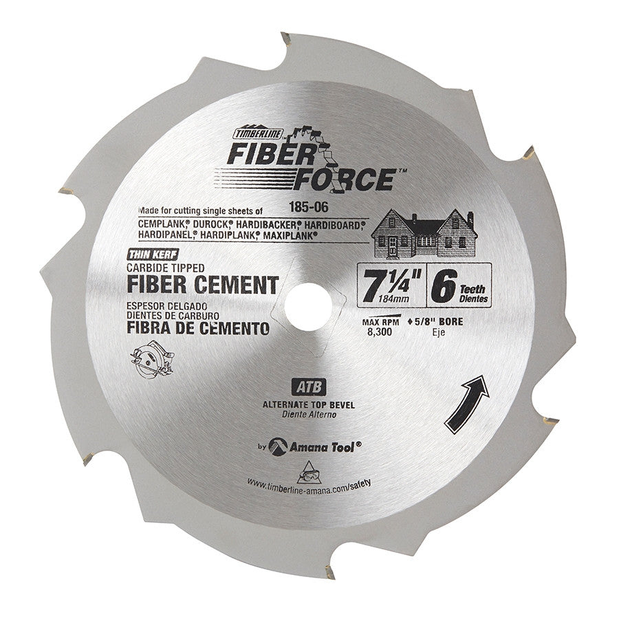 Amana Tool - 185-06 - FIBERFORCE 7-1/4"X 6 TEETH
