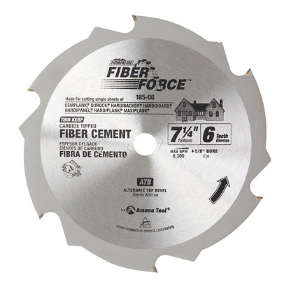 Amana Tool - 185-06 - FIBERFORCE 7-1/4"X 6 TEETH