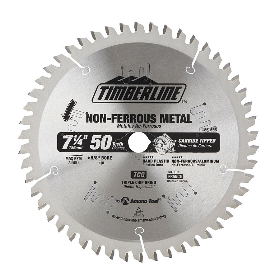 Amana Tool - 185-505 - TIMBRLIN 7-1/4X50T TCG 5/8 BOR