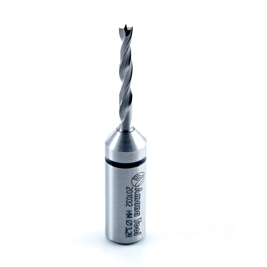 Amana Tool - 201032 - 3.2MM BRAD POINT  R/H 57MM LNG