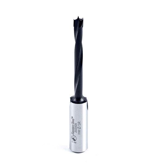 Amana Tool - 202005 - 5MM BRAD POINT R/H 77MM LONG.