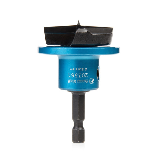 Amana Tool - 203361 - 35MM HINGE BORING W/DEPTH STOP