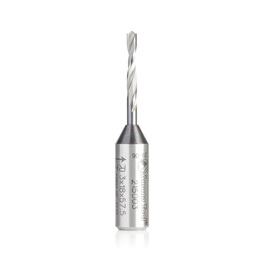 Amana Tool - 215003 - 3MM SC BRAD POINT R/H 57MM LG.