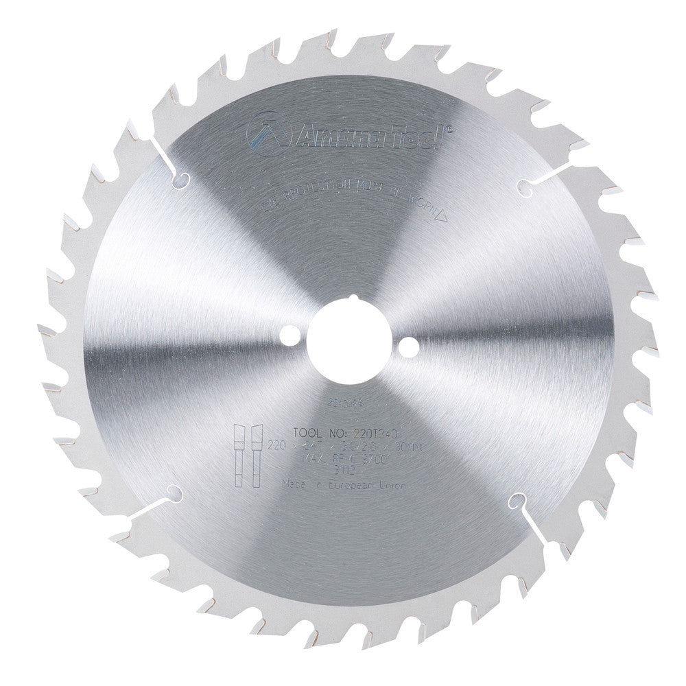 Amana Tool - 220T340 - 220MM/34T HOLTZER A.T.B. GRIND