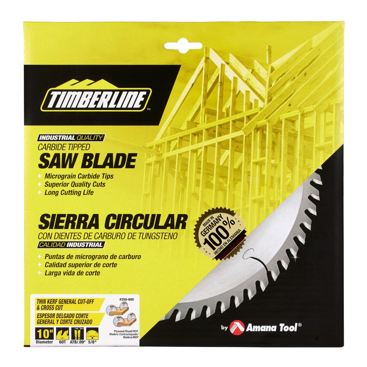 Amana Tool - 250-600 - TIMBERLINE 10"X60T A.T.B