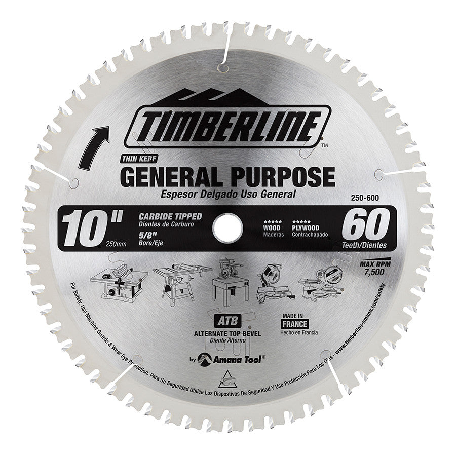 Amana Tool - 250-600 - TIMBERLINE 10"X60T A.T.B