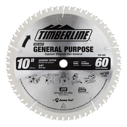 Amana Tool - 250-600 - TIMBERLINE 10"X60T A.T.B