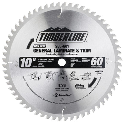 Amana Tool - 250-601 - TIMBERLINE 10"X60T T.C.G