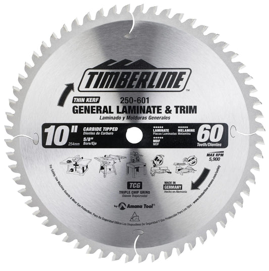 Amana Tool - 250-601 - TIMBERLINE 10"X60T T.C.G
