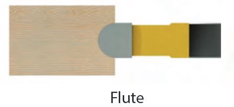 FREEBORN - MC-63-004 - CARBIDE HALF ROUND CONVEX CUTTER Shaper Cutter