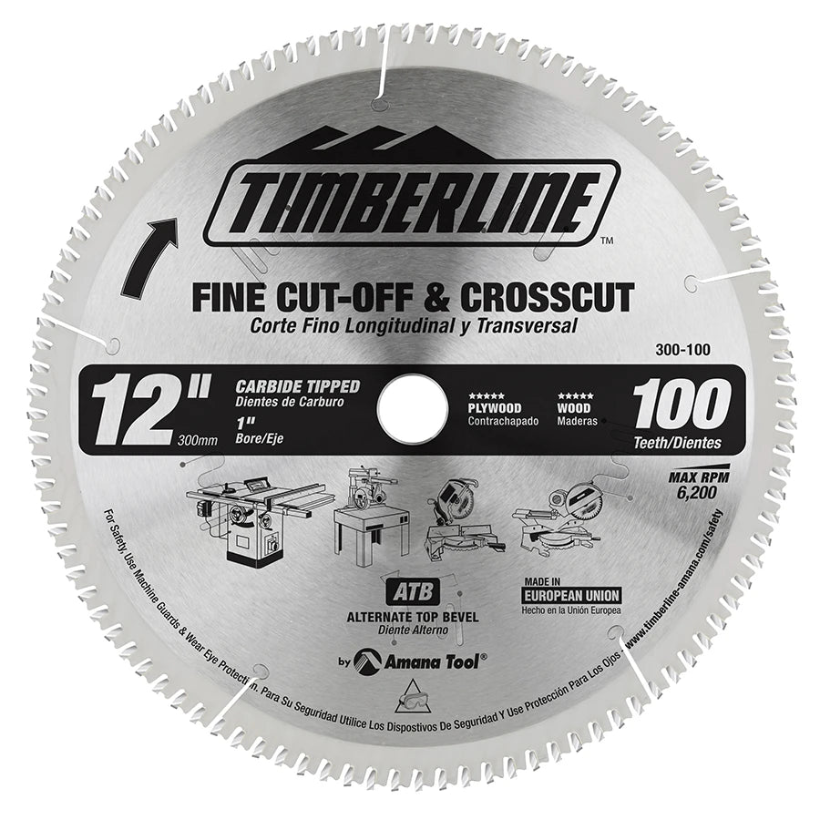 Amana Tool - 300-100 - TIMBERLINE 12"X 100T ATB