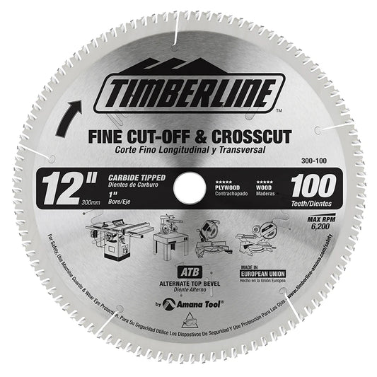Amana Tool - 300-100 - TIMBERLINE 12"X 100T ATB
