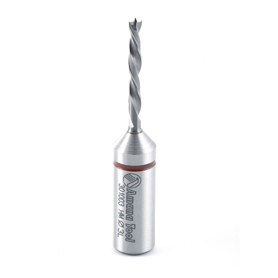 Amana Tool - 301003 - 3MM BRAD POINT SC L/H 57MM LNG