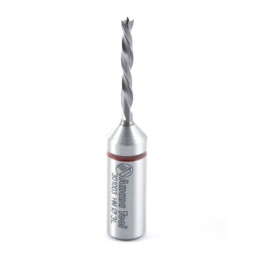 Amana Tool - 301003 - 3MM BRAD POINT SC L/H 57MM LNG