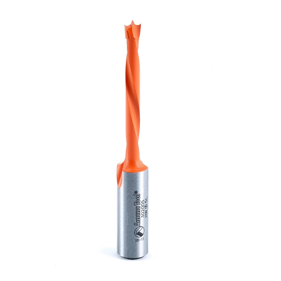 Amana Tool - 302005 - 5MM BRAD POINT L/H 77MM LONG.