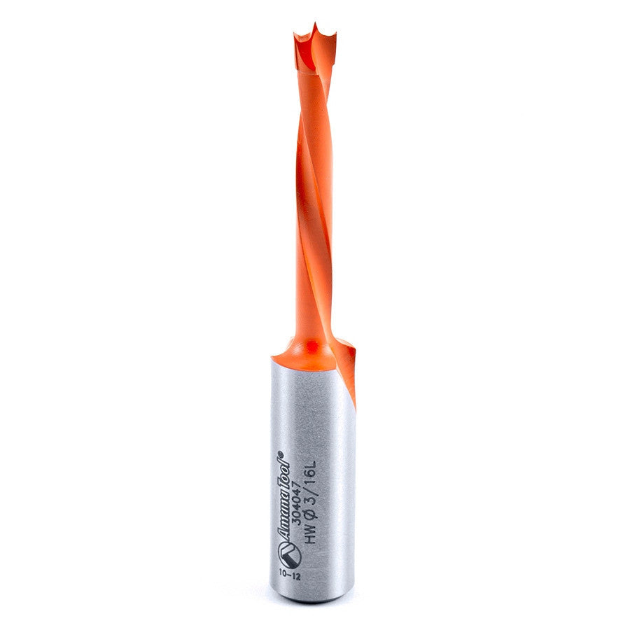Amana Tool - 304047 - 3/16"BRAD POINT L/H 70MM LONG.