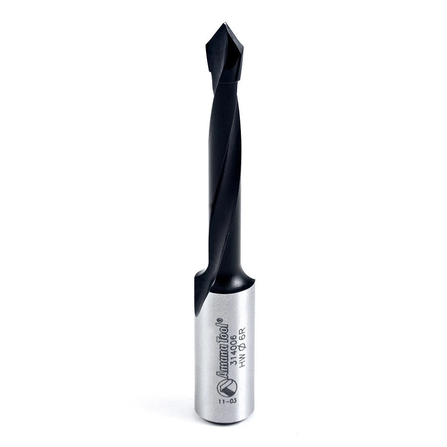 Amana Tool - 314006 - 6MM THROUGH-HOLE R/H 70MM LONG