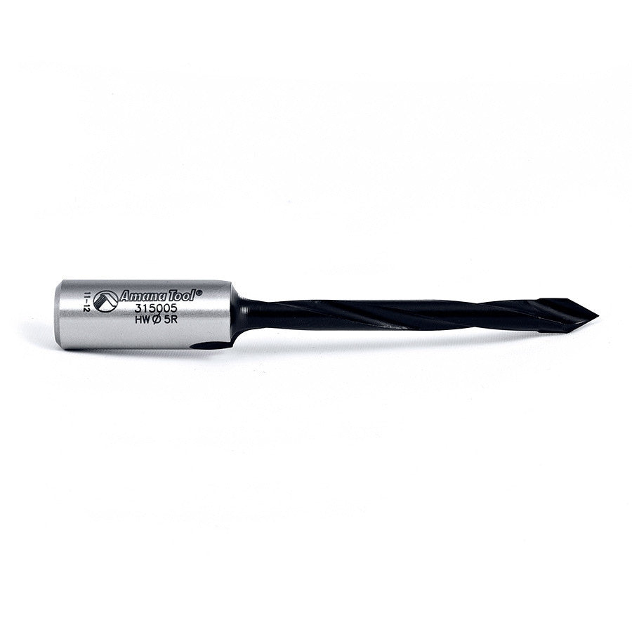 Amana Tool - 315005 - 5MM THROUGH-HOLE R/H 77MM LONG