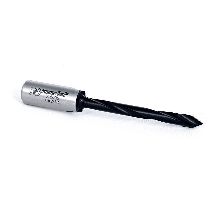 Amana Tool - 315005 - 5MM THROUGH-HOLE R/H 77MM LONG