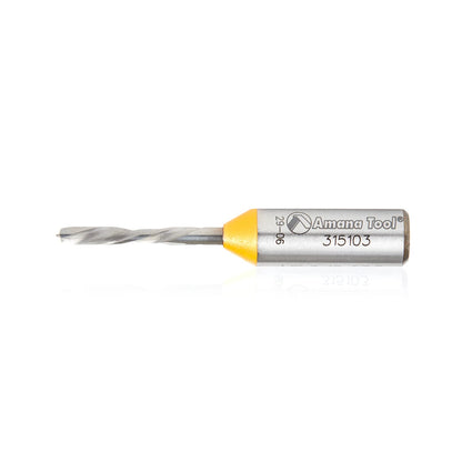 Amana Tool - 315103 - 3MM SC BRAD POINT L/H 57MM LG.