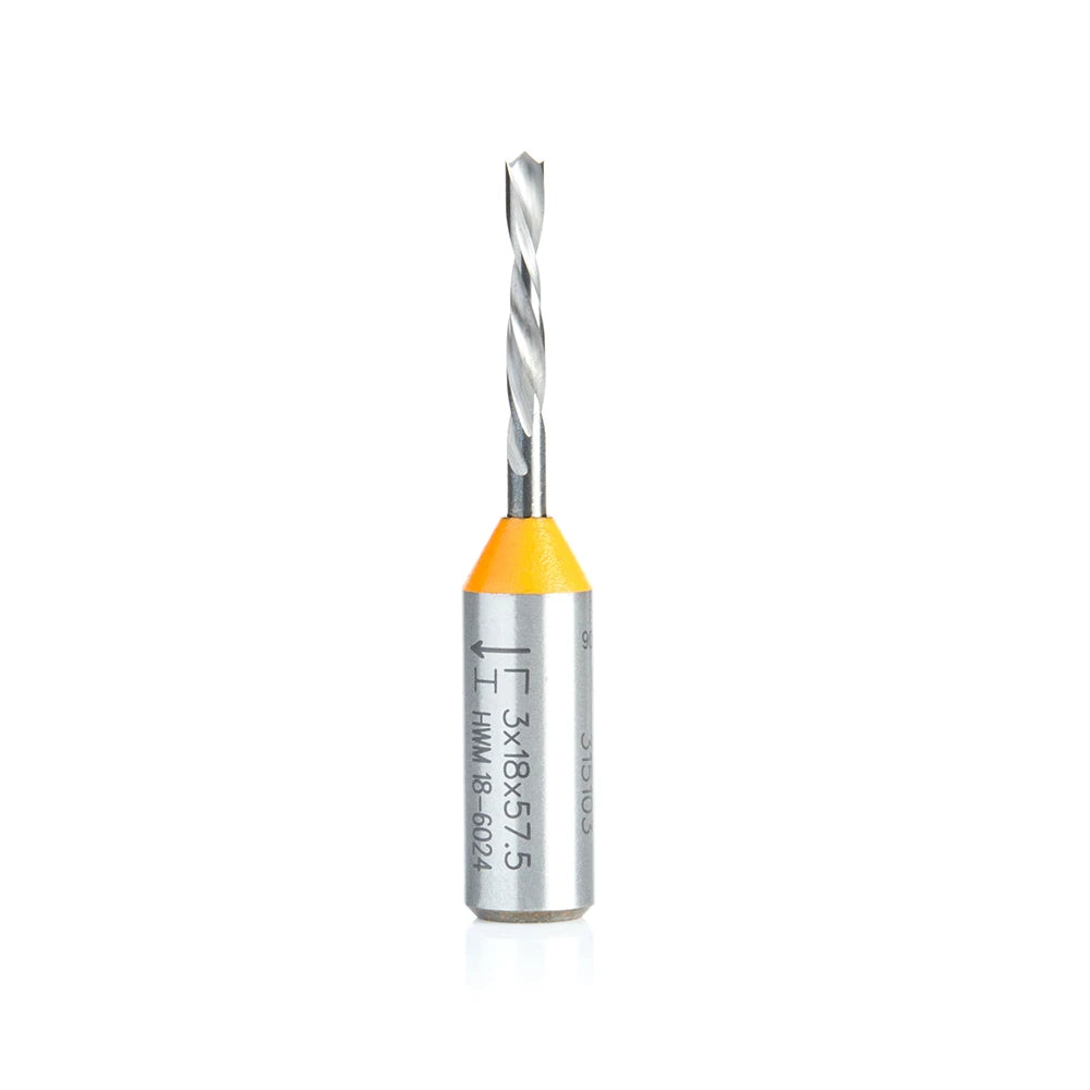 Amana Tool - 315103 - 3MM SC BRAD POINT L/H 57MM LG.