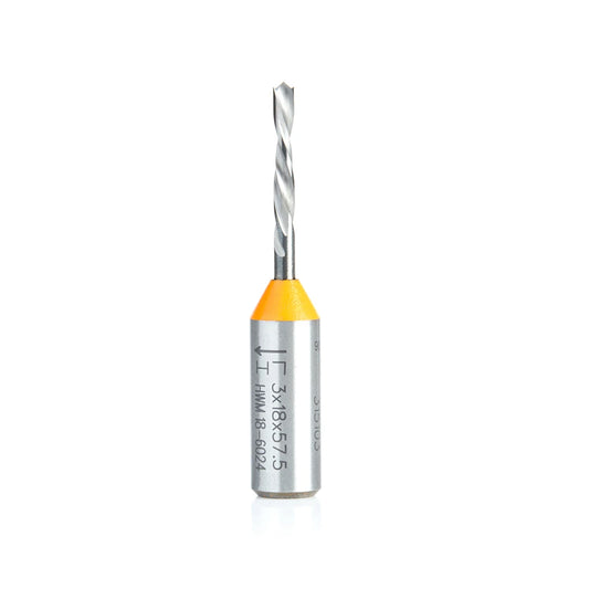 Amana Tool - 315103 - 3MM SC BRAD POINT L/H 57MM LG.