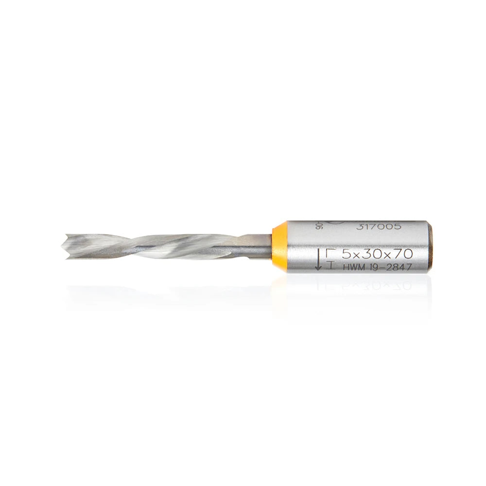 Amana Tool - 317005 - 5MM SC BRAD POINT L/H 70MM LG.