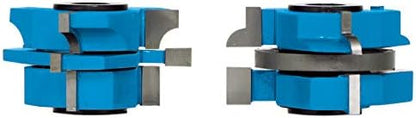 Amana Tool - 940 2Piece Carbide Tipped 3-Wing Stile & Rail Concave Cabinet Door 2-1/2 Dia
