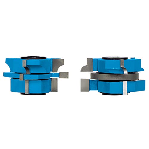 Amana Tool - 940 2Piece Carbide Tipped 3-Wing Stile & Rail Concave Cabinet Door 2-1/2 Dia
