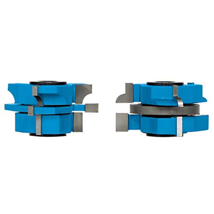 Amana Tool - 940 2Piece Carbide Tipped 3-Wing Stile & Rail Concave Cabinet Door 2-1/2 Dia