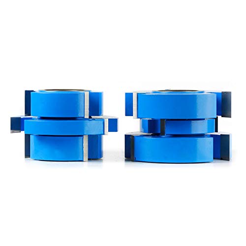 Amana Tool - SC559 2-Piece Carbide Tipped 3-Wing Stile & Rail Tongue & Groove Cabinet Door