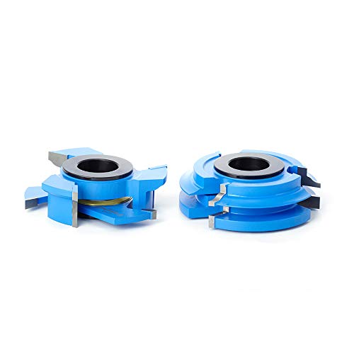 Amana Tool - SC542 2-Piece Carbide Tipped 3-Wing Stile & Rail Ogee Cabinet Door 3-9/16 Dia