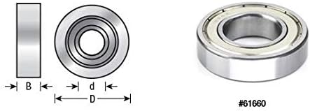Amana Tool - 61660 Insert Accessory 1-1/4 x 2-1/2 x 5/8 Bearing