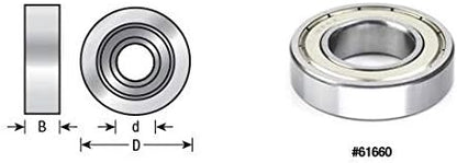 Amana Tool - 61660 Insert Accessory 1-1/4 x 2-1/2 x 5/8 Bearing