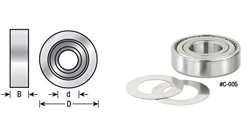 Amana Tool C-039 Ball Bearing Rub Collar 2.031 O.D. x 7/16 Height for 3/4 Spindle
