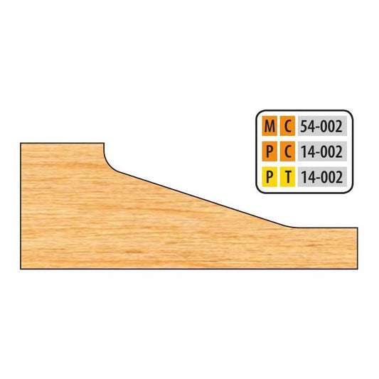 FREEBORN - MC-54-002 - CARBIDE RAISED PANEL CUTTER Shaper Cutter