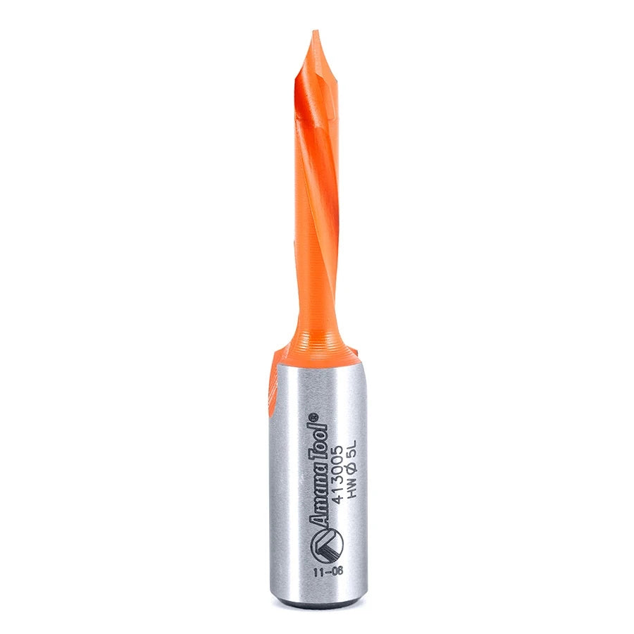 Amana Tool - 413005 - 5MM THROUGH-HOLE L/H 57MM LONG